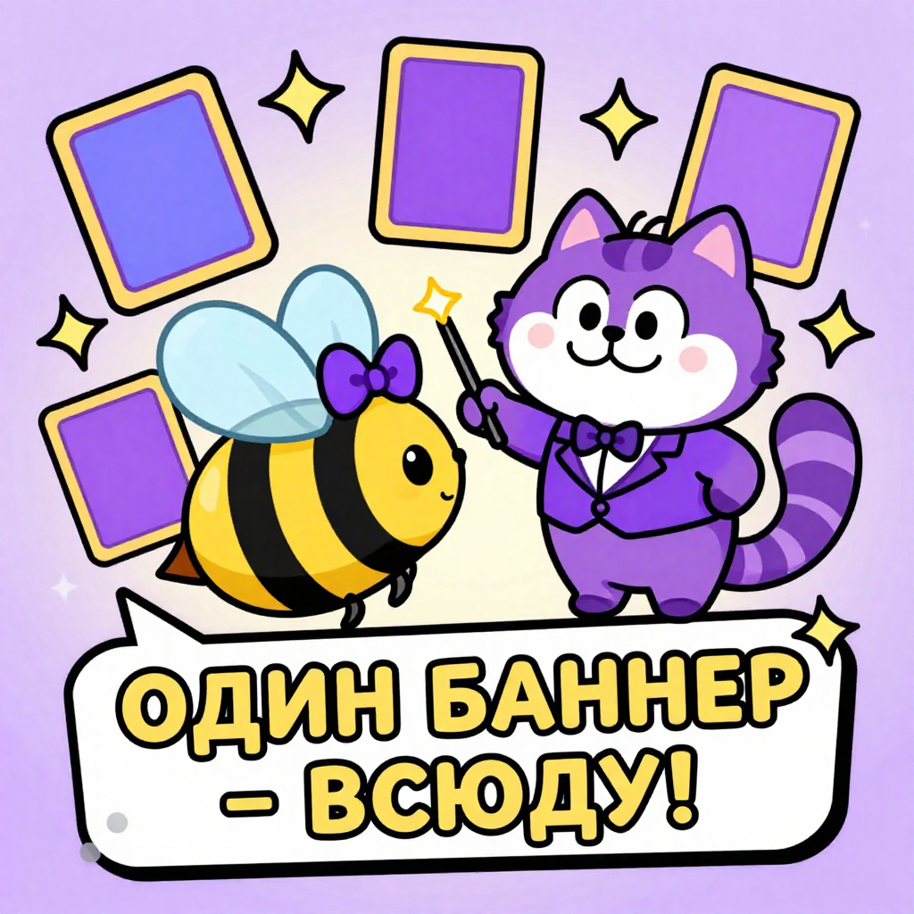 ОДИН БАННЕР — ВСЮДУ!